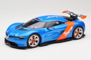 Alpine A110-50 Sininen & Oranssi Norev 1:18 185147 Metalli