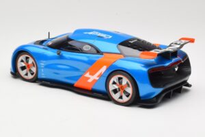 Alpine A110-50 Sininen & Oranssi Norev 1:18 185147 Metalli — kuva 5 / 6