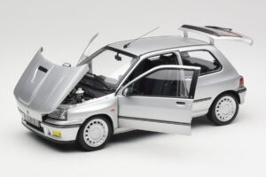 Renault Clio 16S Mk1 Iceberg Harmaa Norev 1:18 185256 Metalli — kuva 2 / 8