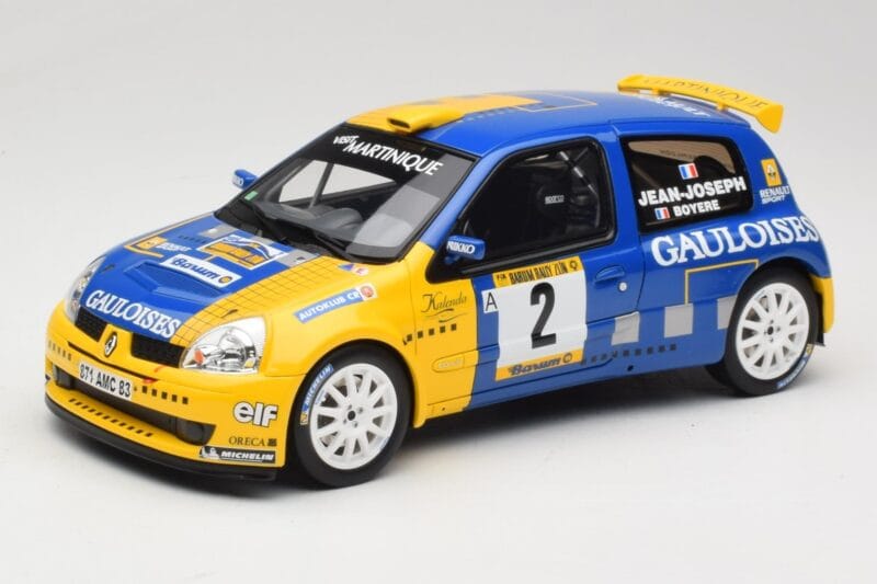 Renault Clio II S1600 #2 S. Joseph Jean / J. Boyere Barum Rally 2004 Otto 1:18 OT1152 Hartsi