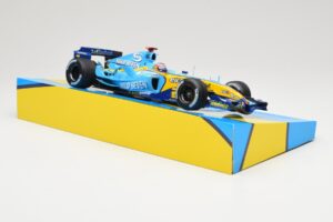 Renault R25 #5 F. Alonso Brazilian GP F1 World Champion 2005 Minichamps 1:18 147051705-R1 Metalli — kuva 4 / 8