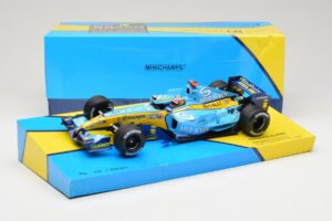 Renault R25 #5 F. Alonso Brazilian GP F1 World Champion 2005 Minichamps 1:18 147051705-R1 Metalli — kuva 8 / 8