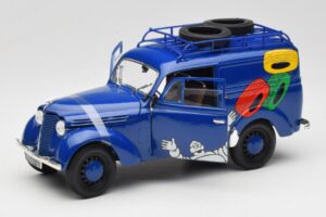 Renault Juvaquatre Michelin Blue Solido 1:18 82008 Metalli — kuva 2 / 8