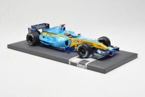 Renault R25 #5 F. Alonso 2nd Place British GP 2005 Minichamps 1:18 117051105 Metalli — kuva 4 / 6