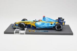 Renault R25 #5 F. Alonso 2nd Place British GP 2005 Minichamps 1:18 117051105 Metalli