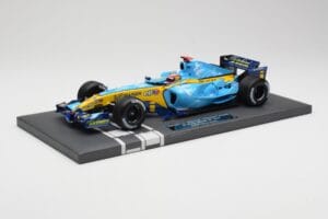 Renault R25 #5 F. Alonso 2nd Place British GP 2005 Minichamps 1:18 117051105 Metalli — kuva 5 / 6