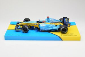 Renault R25 #5 F. Alonso 2nd Place British GP 2005 Minichamps 1:18 147051105 Metalli