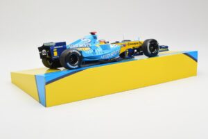 Renault R25 #5 F. Alonso 2nd Place British GP 2005 Minichamps 1:18 147051105 Metalli — kuva 3 / 6