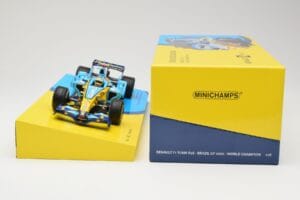 Renault R26 #1 F. Alonso F1 World Champion Brazilian GP 2006 Minichamps 1:18 147061801 Metalli — kuva 6 / 6