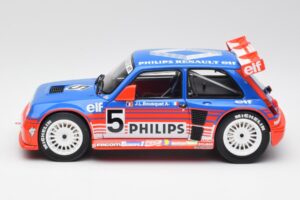 Renault R5 Maxi Turbo #5 Philips J-L. Busquet Superproduction 1987 Otto 1:18 OT1094 Hartsi — kuva 3 / 6