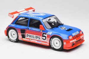 Renault R5 Maxi Turbo #5 Philips J-L. Busquet Superproduction 1987 Otto 1:18 OT1094 Hartsi — kuva 4 / 6