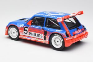 Renault R5 Maxi Turbo #5 Philips J-L. Busquet Superproduction 1987 Otto 1:18 OT1094 Hartsi — kuva 5 / 6