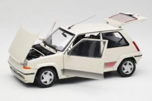Renault Super 5 GT Turbo Phase 2 Helmiäisvalkoinen Norev 1:18 185206 Metalli — kuva 2 / 8