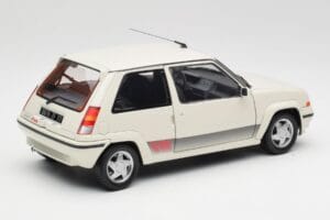 Renault Super 5 GT Turbo Phase 2 Helmiäisvalkoinen Norev 1:18 185206 Metalli — kuva 3 / 8