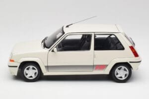 Renault Super 5 GT Turbo Phase 2 Helmiäisvalkoinen Norev 1:18 185206 Metalli — kuva 4 / 8