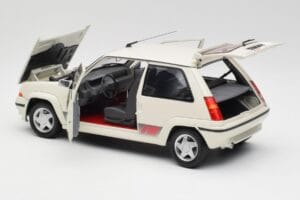 Renault Super 5 GT Turbo Phase 2 Helmiäisvalkoinen Norev 1:18 185206 Metalli — kuva 5 / 8