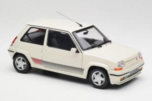 Renault Super 5 GT Turbo Phase 2 Helmiäisvalkoinen Norev 1:18 185206 Metalli — kuva 6 / 8