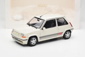 Renault Super 5 GT Turbo Phase 2 Helmiäisvalkoinen Norev 1:18 185206 Metalli — kuva 8 / 8