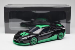 Rimac Nevera Record Monochrome Musta GT Spirit 1:18 GT916 Hartsi — kuva 6 / 6