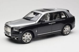 Rolls-Royce Cullinan Musta & Hopea OEM 1:18 ROLLS001 Metalli