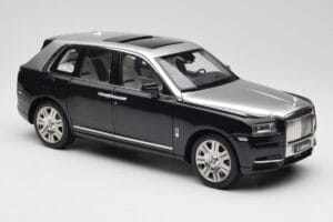 Rolls-Royce Cullinan Musta & Hopea OEM 1:18 ROLLS001 Metalli — kuva 6 / 8
