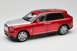 Rolls-Royce Cullinan Punainen Shadow Wheels -Vanteilla OEM 1:18 028-18A Metalli