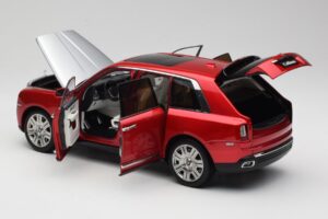 Rolls-Royce Cullinan Punainen Shadow Wheels -Vanteilla OEM 1:18 028-18A Metalli — kuva 5 / 8