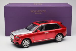 Rolls-Royce Cullinan Punainen Shadow Wheels -Vanteilla OEM 1:18 028-18A Metalli — kuva 8 / 8