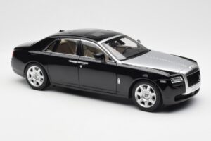 Rolls-Royce Ghost Musta & Hopea Kyosho 1:18 008802BKS2 Metalli — kuva 6 / 8