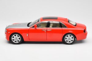 Rolls-Royce Ghost Punainen & Hopea Kyosho 1:18 008802RS Metalli — kuva 4 / 8