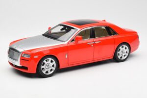 Rolls-Royce Ghost Punainen & Hopea Kyosho 1:18 008802RS Metalli