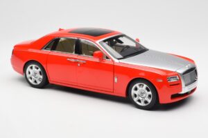 Rolls-Royce Ghost Punainen & Hopea Kyosho 1:18 008802RS Metalli — kuva 6 / 8