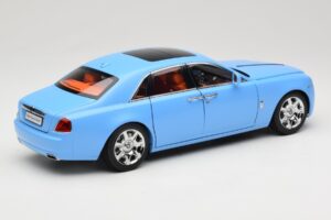 Rolls-Royce Ghost Series I Vaaleansininen Kyosho 1:18 08802LB Metalli — kuva 3 / 8