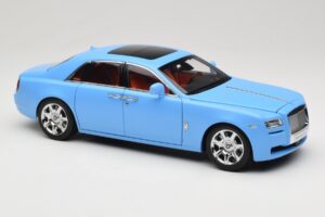 Rolls-Royce Ghost Series I Vaaleansininen Kyosho 1:18 08802LB Metalli — kuva 6 / 8