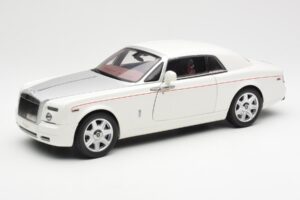 Rolls-Royce Phantom Coupe English Valkoinen Hopea Kyosho 1:18 08861EW Metalli