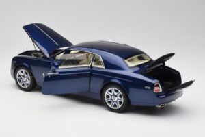 Rolls-Royce Phantom Coupe Metropolitan Sininen Kyosho 1:18 08862BLM Metalli — kuva 5 / 8