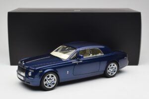 Rolls-Royce Phantom Coupe Metropolitan Sininen Kyosho 1:18 08862BLM Metalli — kuva 8 / 8