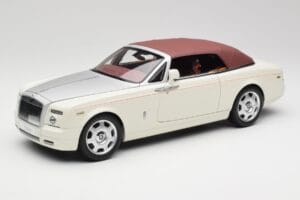 Rolls-Royce Phantom Drophead Coupe English Valkoinen Kyosho 1:18 08871EW2 Metalli — kuva 3 / 10