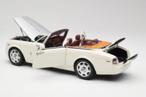 Rolls-Royce Phantom Drophead Coupe English Valkoinen Kyosho 1:18 08871EW2 Metalli — kuva 7 / 10
