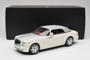 Rolls-Royce Phantom Drophead Coupe English Valkoinen Kyosho 1:18 08871EW2 Metalli — kuva 10 / 10