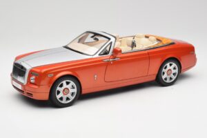 Rolls-Royce Phantom Drophead Coupe Mandarin Oranssi Kyosho 1:18 08871P Metalli