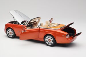 Rolls-Royce Phantom Drophead Coupe Mandarin Oranssi Kyosho 1:18 08871P Metalli — kuva 7 / 10
