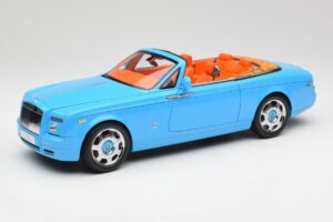 Rolls-Royce Phantom Drophead Coupe Powder Sininen Kyosho 1:18 08871BL Metalli