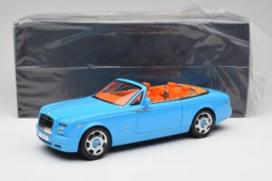 Rolls-Royce Phantom Drophead Coupe Powder Sininen Kyosho 1:18 08871BL Metalli — kuva 10 / 10