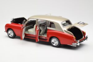 Rolls-Royce Phantom VI Punainen Vaaleanbeige Kyosho 1:18 08905RLB Metalli — kuva 5 / 8