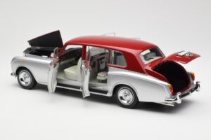 Rolls-Royce Phantom VI Hopea Punainen Kyosho 1:18 08905SR Metalli — kuva 5 / 8