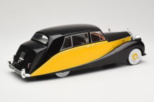 Rolls-Royce Silver Wraith Empress by Hooper Musta & Keltainen MCG 1:18 MCG18066 Metalli — kuva 2 / 6
