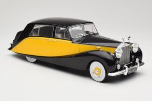 Rolls-Royce Silver Wraith Empress by Hooper Musta & Keltainen MCG 1:18 MCG18066 Metalli — kuva 4 / 6