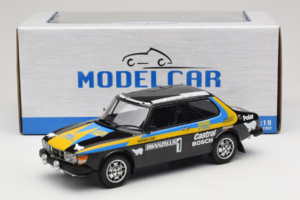 Saab 99 EMS #1 P. Eklund / B. Cederberg Rally Sweden 1977 MCG 1:18 MCG18825R Metalli — kuva 6 / 6