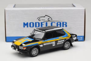 Saab 99 EMS #4 S. Blomqvist / H. Sylvan Rally Sweden Winner 1977 MCG 1:18 MCG18826R Metalli — kuva 6 / 6
